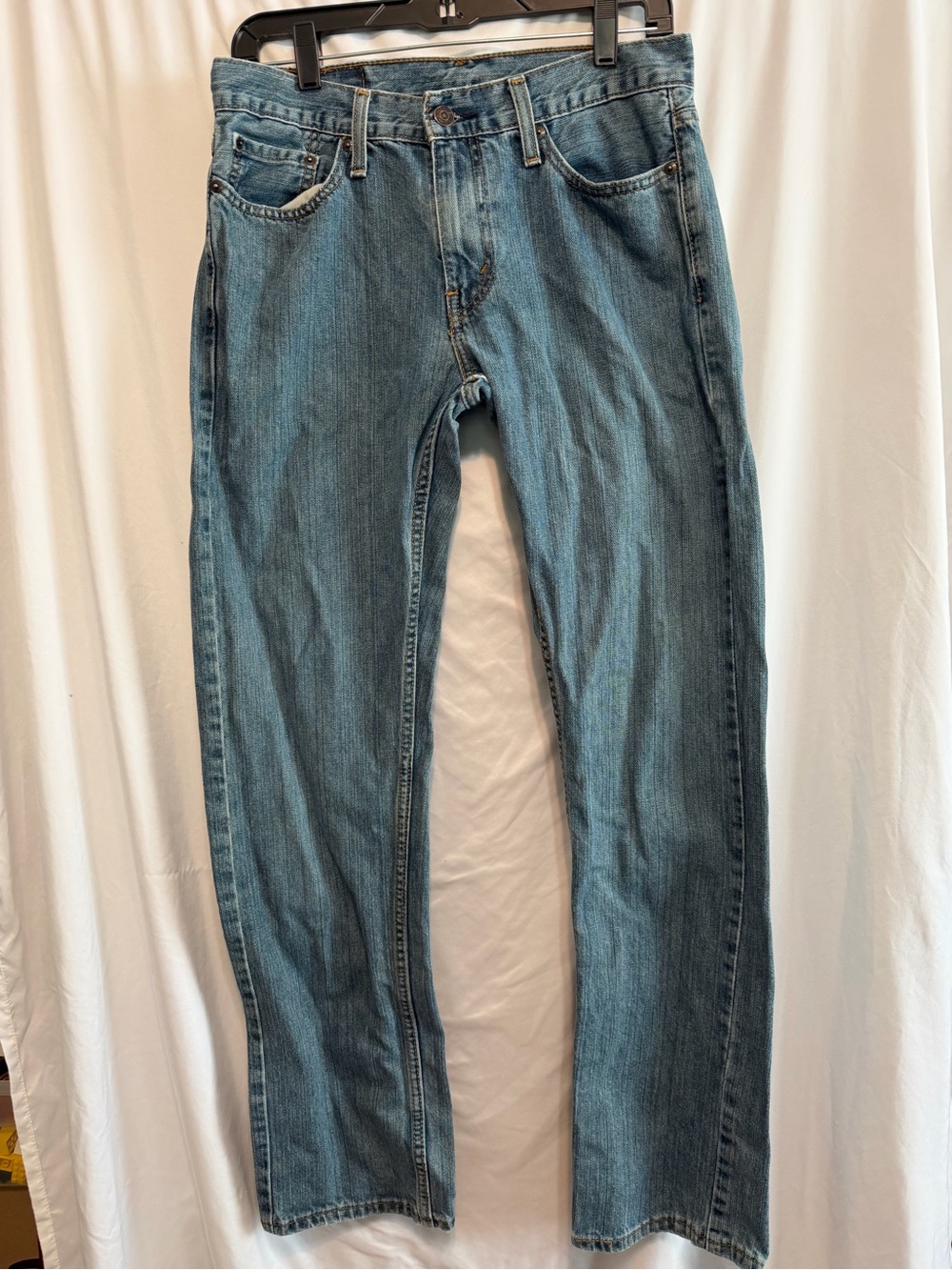 Levi's Straight Cut Light Blue Denim Jeans 559